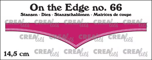 CREAlies On the Edge Die - Nr. 66 - 14,5 cm with Little Stripes