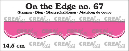 CREAlies On the Edge Die - Nr. 67 - 14,5 cm with Little Stripes