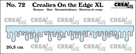 CREAlies On the Edge Die - Nr. 72 - XL Eiszapfen, tropfender Honig und Zuckerguss