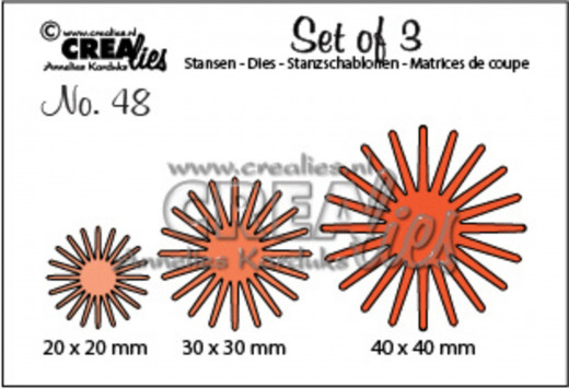 Set of 3 Stanze - Nr. 48 - Blumen 20