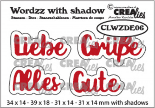 CREAlies Wordzz with Shadow - Alles Gute (DE)