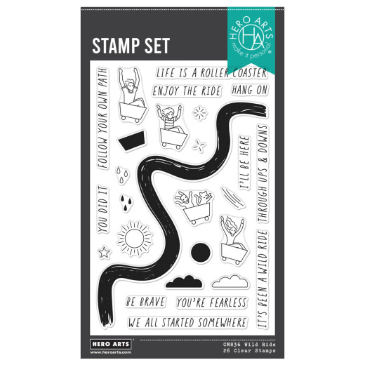 Hero Arts Clear Stamps - What A Ride - Wild Ride