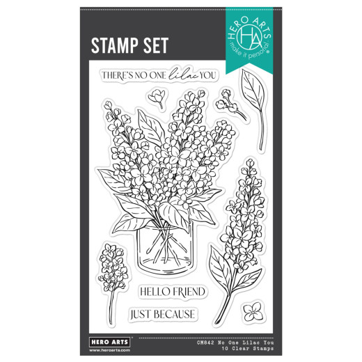 Hero Arts Clear Stamps - Spring Meadow - No One Lilac You