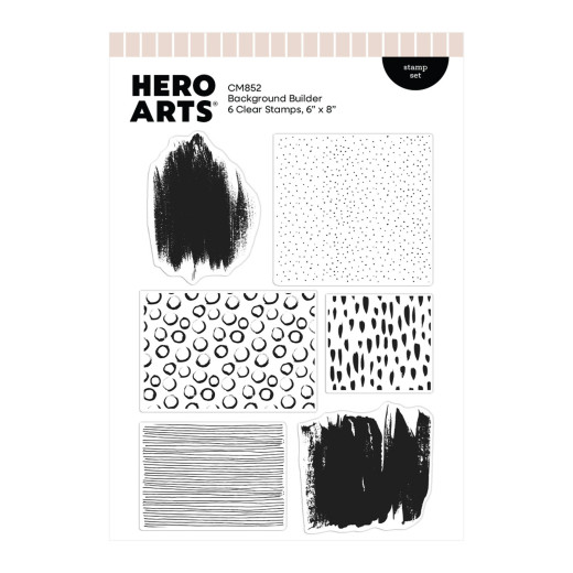Hero Arts Clear Stamps - Tote-ally Awesome - Background Builder
