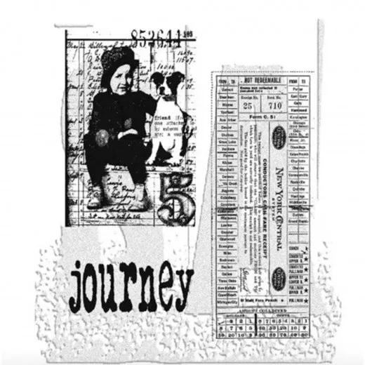 Cling Stamps by Tim Holtz - Traveling Friends