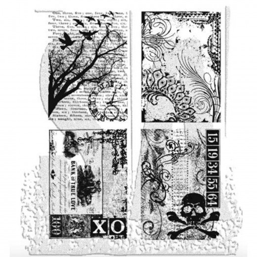 Cling Stamps by Tim Holtz - Ornate Collages