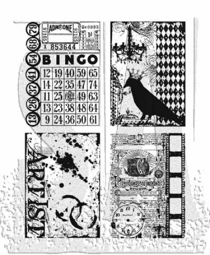 Cling Stamps by Tim Holtz - Creative Collages