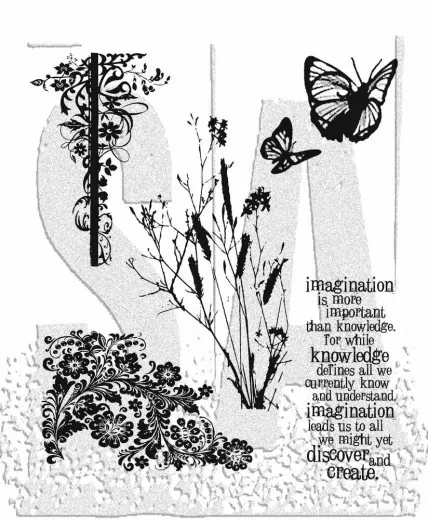 Cling Stamps by Tim Holtz - Natures Discovery