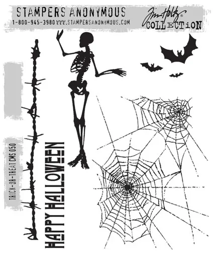 Cling Stamps by Tim Holtz - Trick-or-Treat