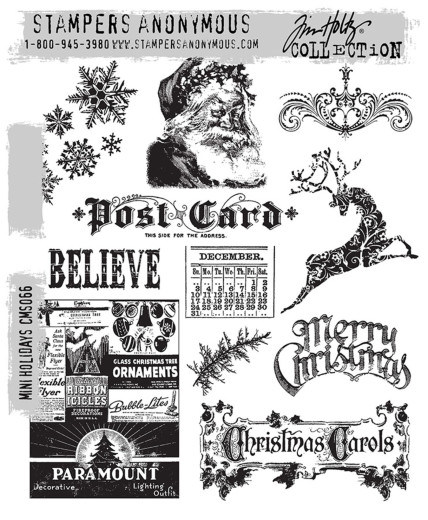 Cling Stamps Tim Holtz - Mini Holidays