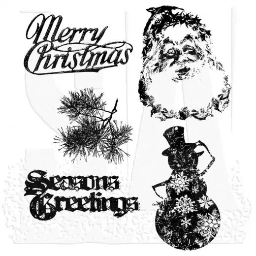 Cling Stamps by Tim Holtz - Retro Holiday