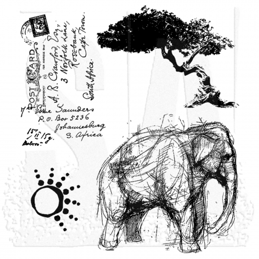 Cling Stamps by Tim Holtz - Life Adventure