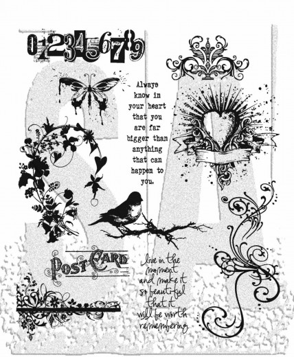 Cling Stamps by Tim Holtz - Urban Chic