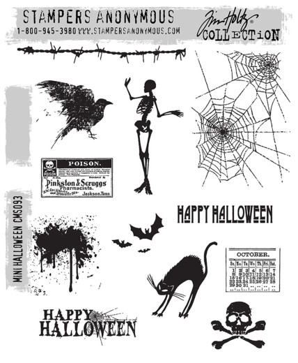 Cling Stamps by Tim Holtz - Mini Halloween