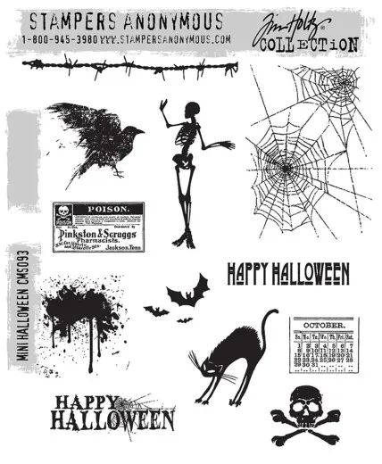 Cling Stamps by Tim Holtz - Mini Halloween