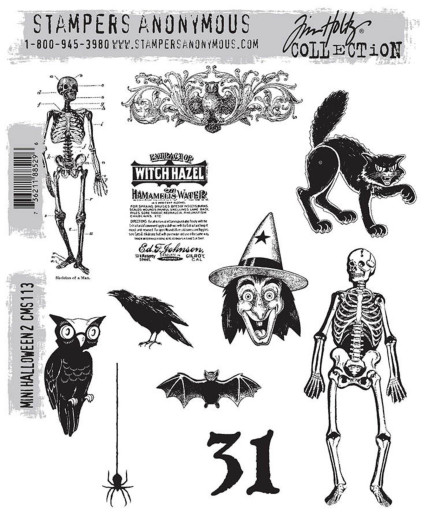 Cling Stamps by Tim Holtz - Mini Halloween 2