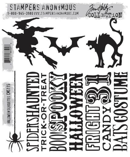Cling Stamps Tim Holtz - Halloween Silhouette