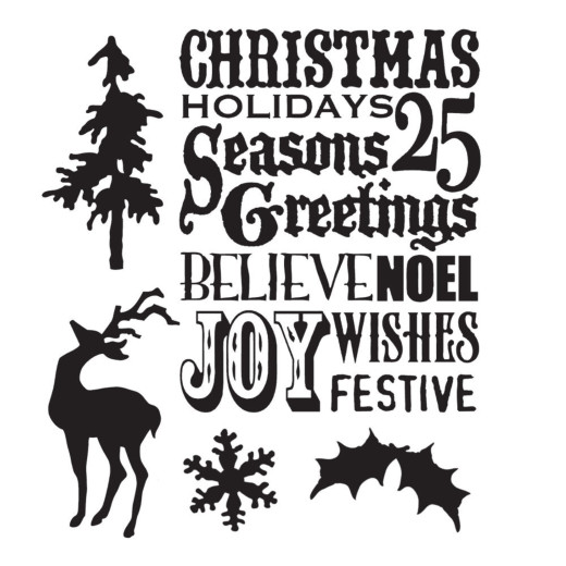 Cling Stamps Tim Holtz - Seasons Silhouettes