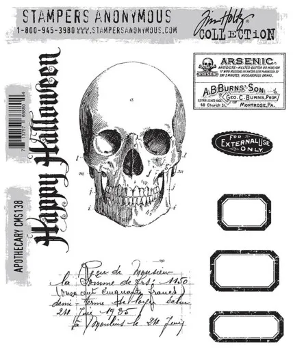 Cling Stamps Tim Holtz - Apothecary
