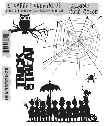 Cling Stamps Tim Holtz - Halloween Cutouts