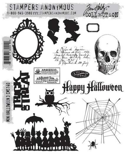 Cling Stamps Tim Holtz - Mini Halloween 3