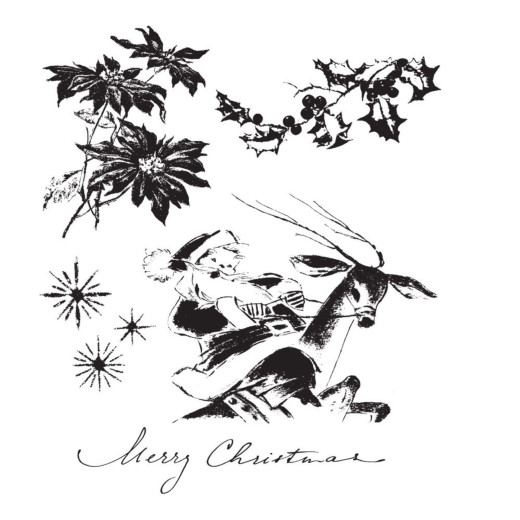 Cling Stamps by Tim Holtz - Christmas Time
