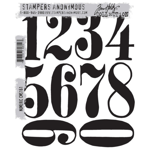 Cling Stamps Tim Holtz - Numeric