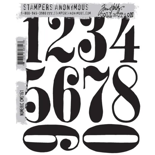 Cling Stamps Tim Holtz - Numeric