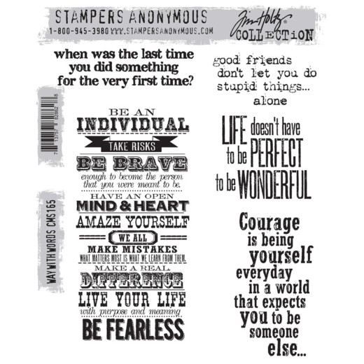Cling Stamps Tim Holtz - Way With Words