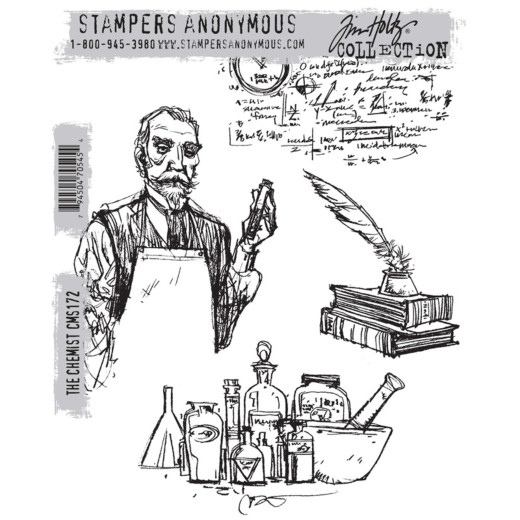 Cling Stamps Tim Holtz - The Chemist
