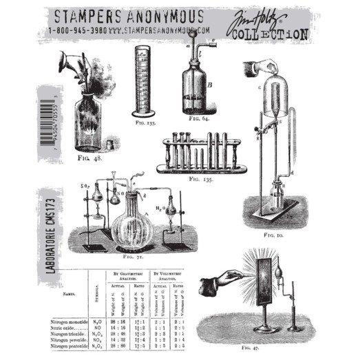 Cling Stamps by Tim Holtz - Laboratorie