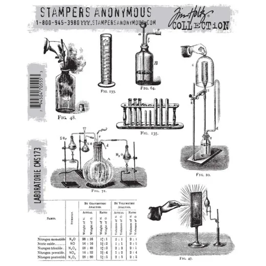 Cling Stamps by Tim Holtz - Laboratorie