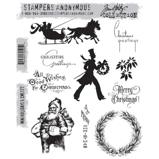 Cling Stamps Tim Holtz - Mini Holidays 5