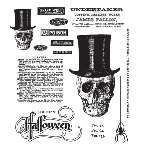 Cling Stamps Tim Holtz - Undertaker