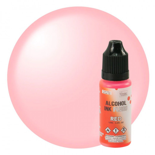 Couture Creations Alcohol Ink - FLURO Red