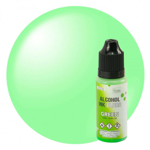 Couture Creations Alcohol Ink - FLURO Green