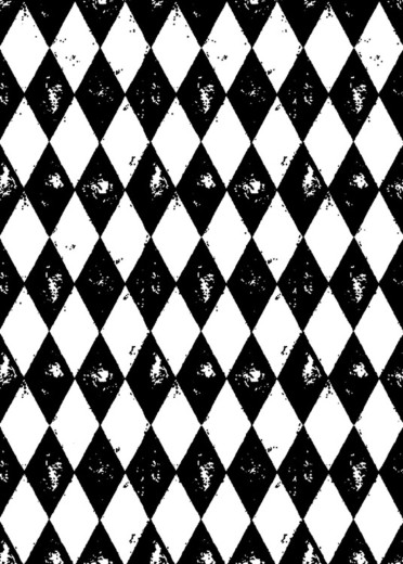 Tim Holtz Cling Stamps - Components - Harlequin