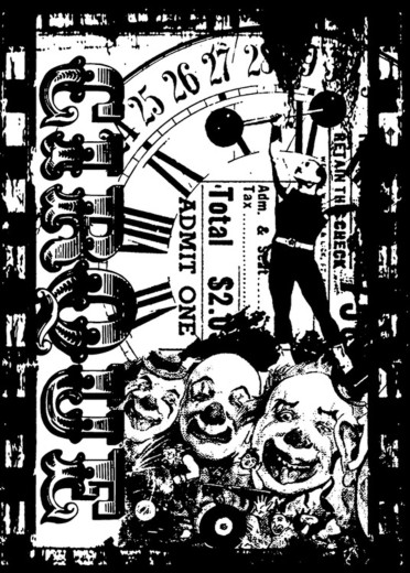 Tim Holtz Cling Stamps - Components - Circus Freak