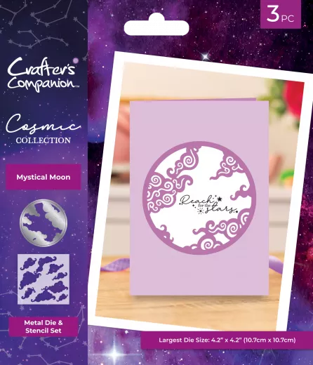 Cutting Dies & Stencil - Cosmic Collection - Mystical Moon