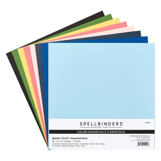 Spellbinders Cardstock Pack 12