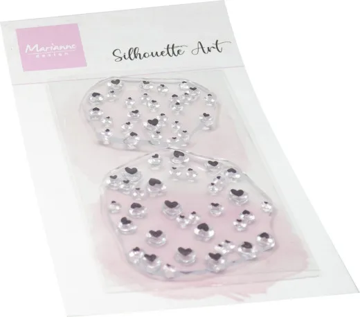 Clear Stamps - Silhouette Art Haerts