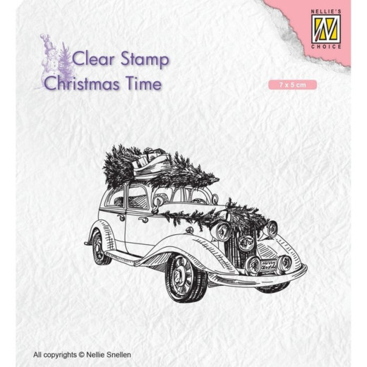 Clear Stamps - Christmas Time Weihnachtsbaum Transport