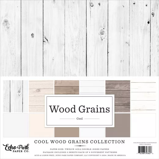 Cool Wood Grains - 12x12 Collection Kit