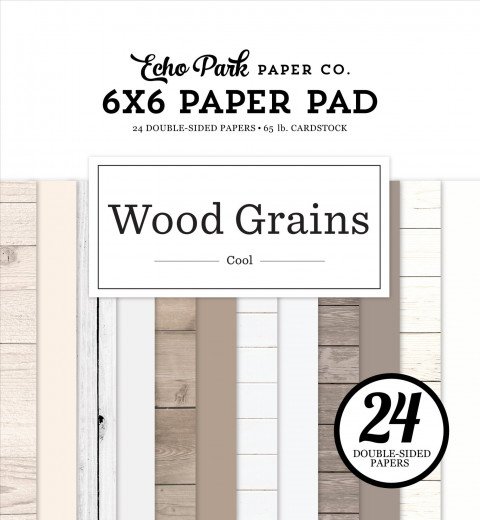 Cool Wood Grains - 6x6 Paper Pad