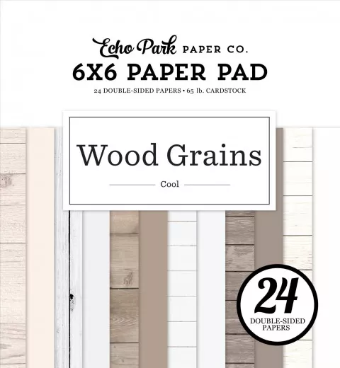 Cool Wood Grains - 6x6 Paper Pad