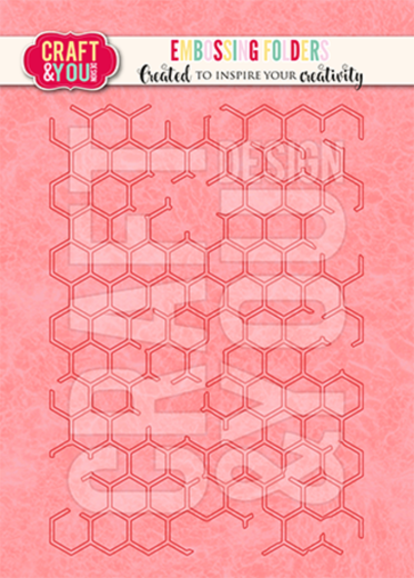 Honeycomb Background - A6 Embossing Folder
