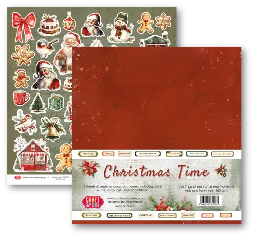 Christmas Time - 12x12 Paper Set (12 Bögen)