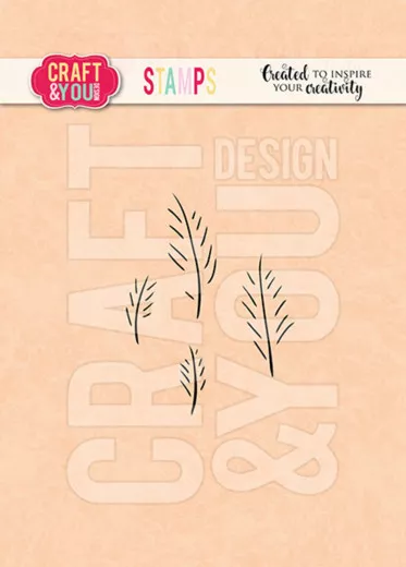 Craft and You - Clear Stamps - Leaves Veins