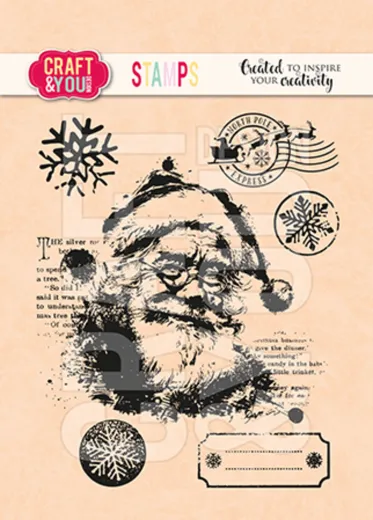 Craft and You - Clear Stamps - Santa Claus
