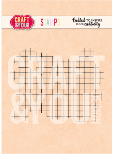 Craft and You - Clear Stamps - Grid Paper